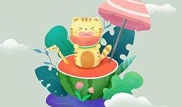 吃瓜群众插画素材,揭秘网络围观背后的趣味与思考